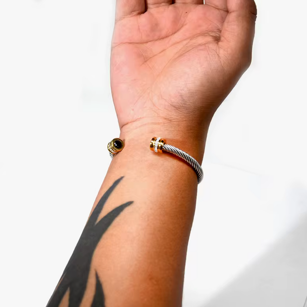 Energy stones bracelets.