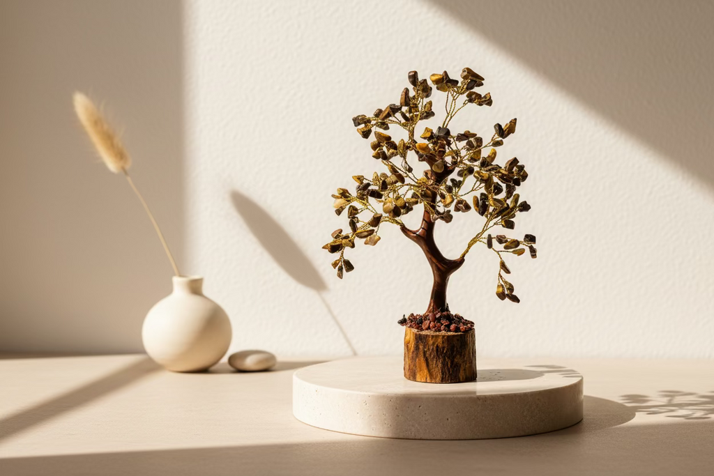 Tiger's Eye Abundance Tree - Confidence & Prosperity