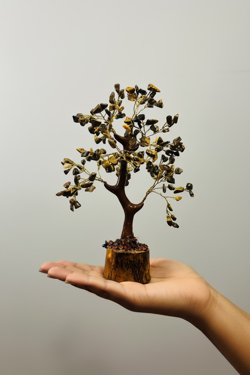 Tiger's Eye Abundance Tree - Confidence & Prosperity