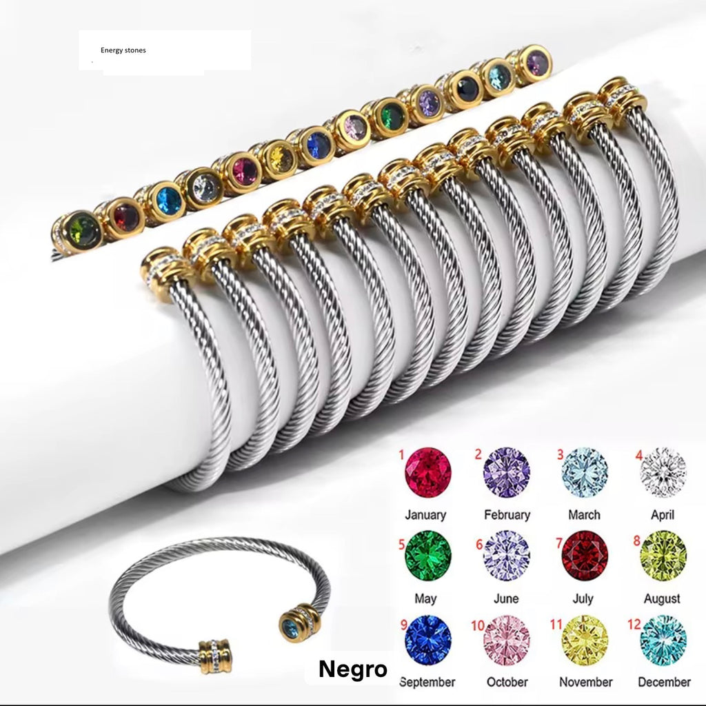 Energy stones bracelets.