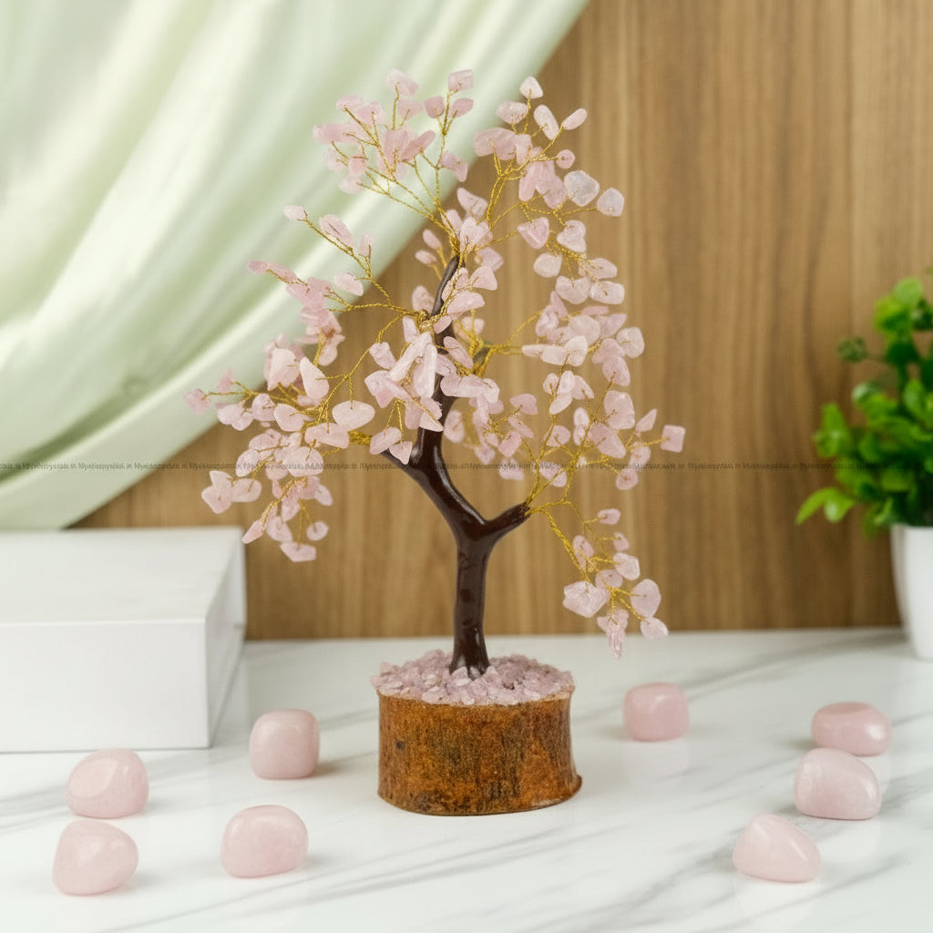 Rose Quartz Abundance Tree